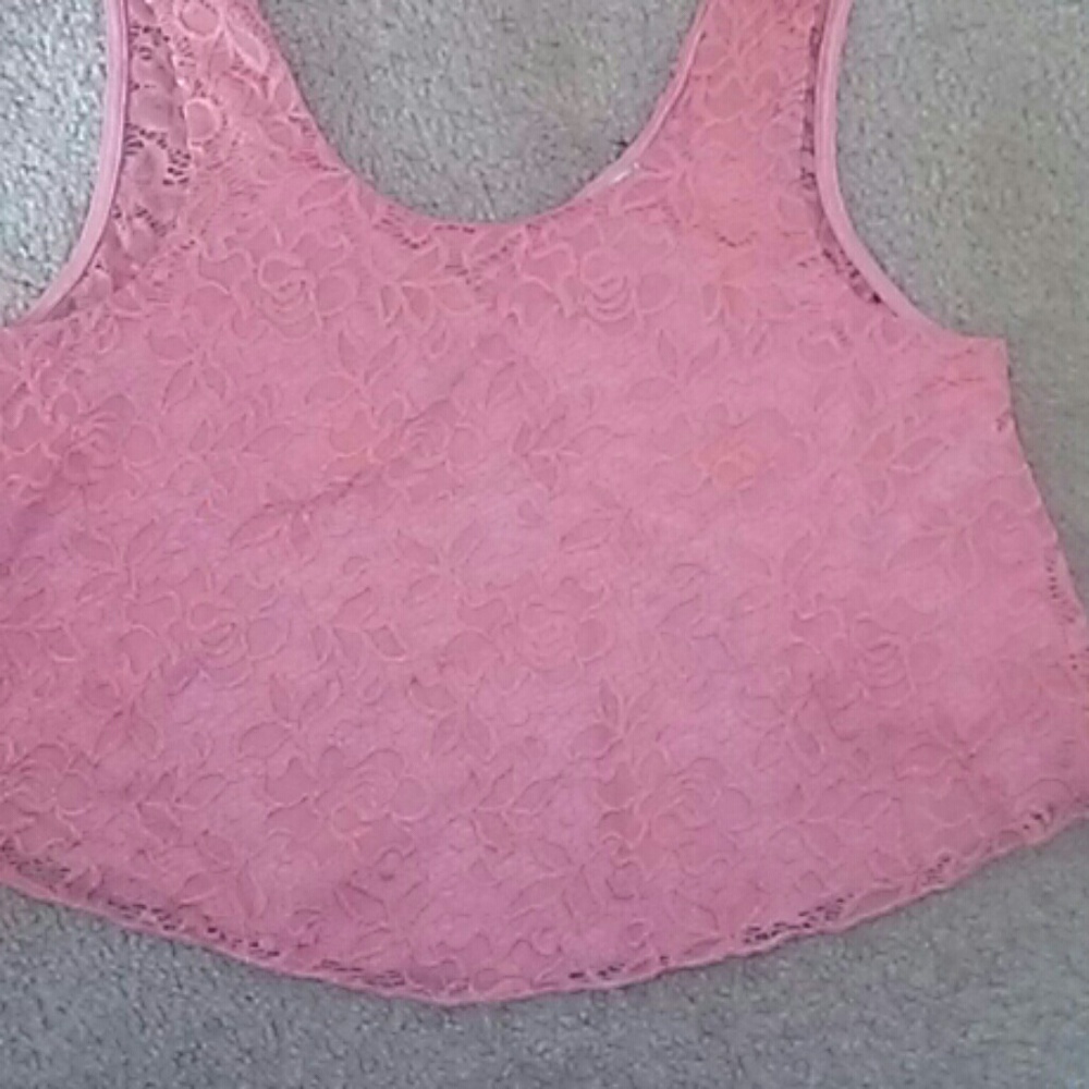 Open-back crop top